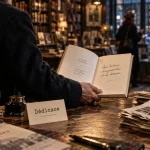 François Hollande en dédicace à la librairie Gibert Montpellier le 24 octobre