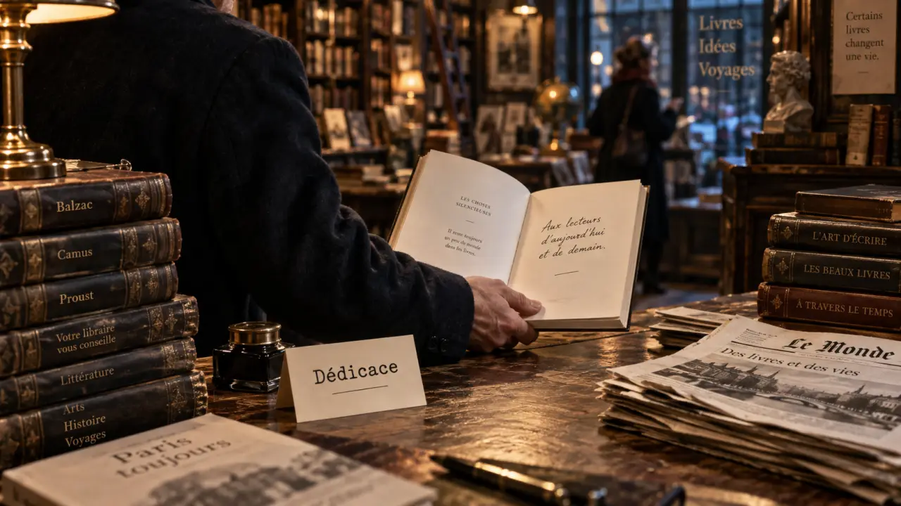 François Hollande en dédicace à la librairie Gibert Montpellier le 24 octobre