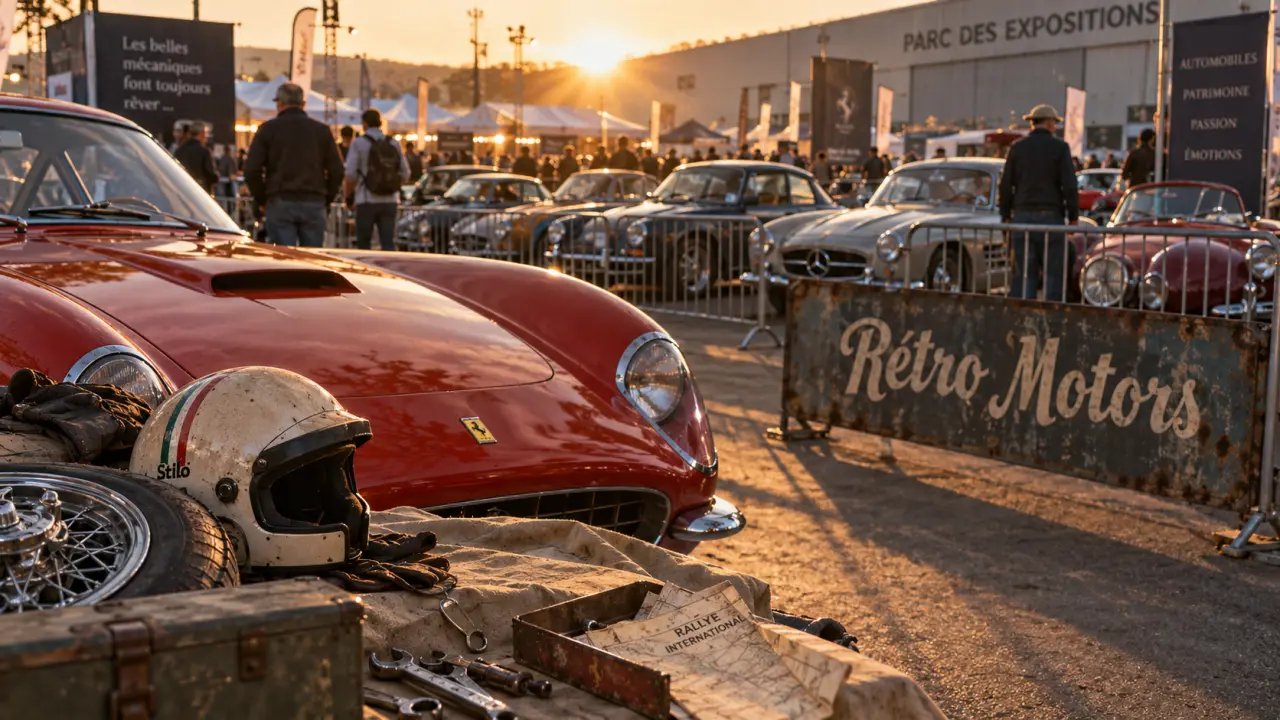 Rétro Motors : Ferrari et voitures de collection au Parc des Expositions